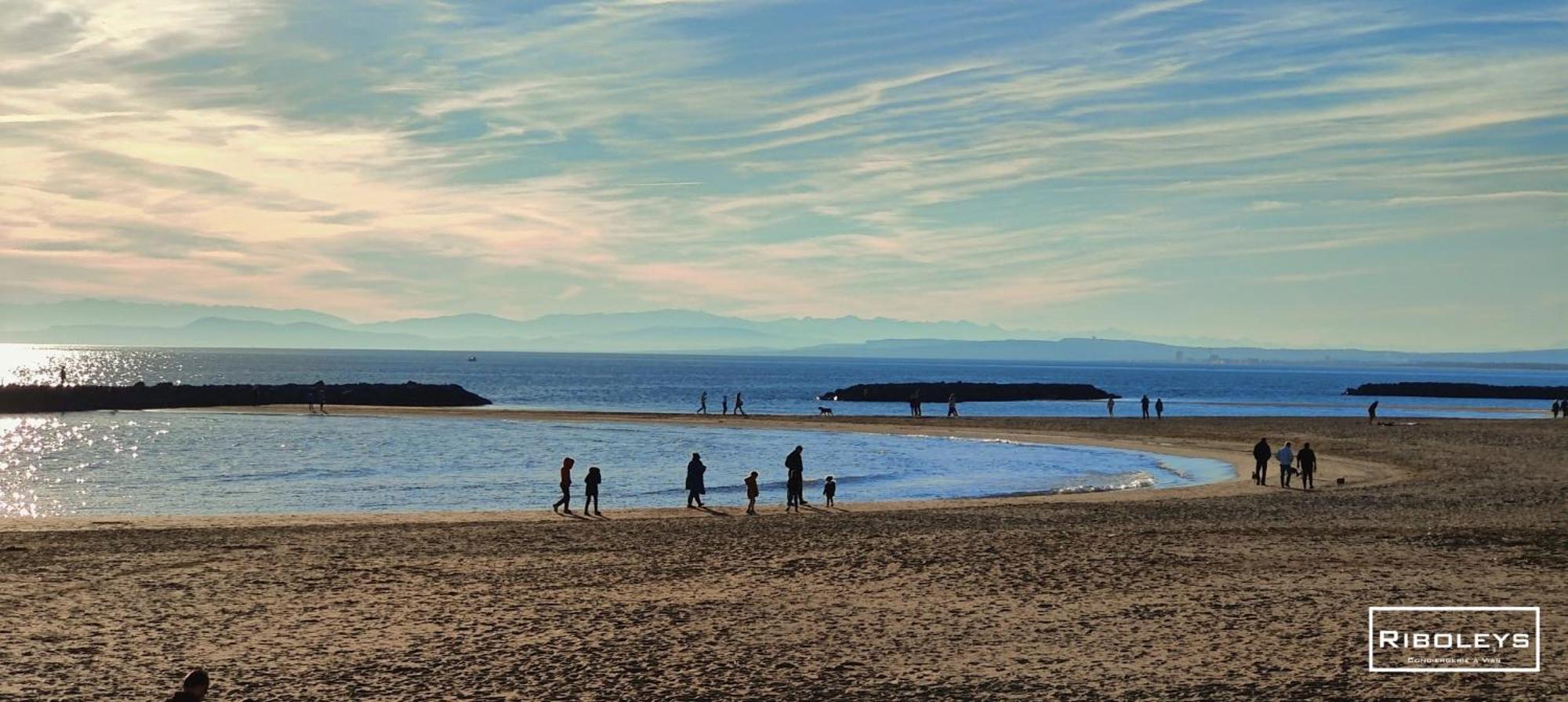 Grand T3 Neuf Climatise Avec Wifi A 100M De La Plage Vias Eksteriør billede